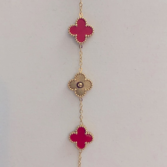 Four leaf clover bracelet. - Picture 3 of 6